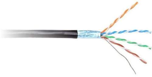KABEL SKRĘTKA GETFORT CAT.6 F/UTP PVC wewn. czarny 305m