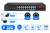 SWITCH POE GETFORT 16FE+2GE+2SFP 240W