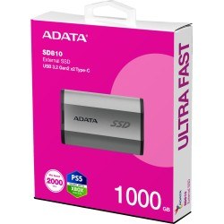 Dysk SSD Adata SD810 External 1TB USB3.2 srebrny