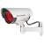 Atrapa kamery tubowej srebrna 30LED AT-2B-S