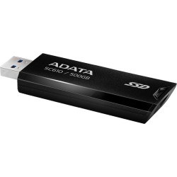 Dysk zewnętrzny SSD Adata SC610 500GB USB-C czarny - Dysk zewnętrzny SSD Adata SC610 500GB USB3.2A czarny