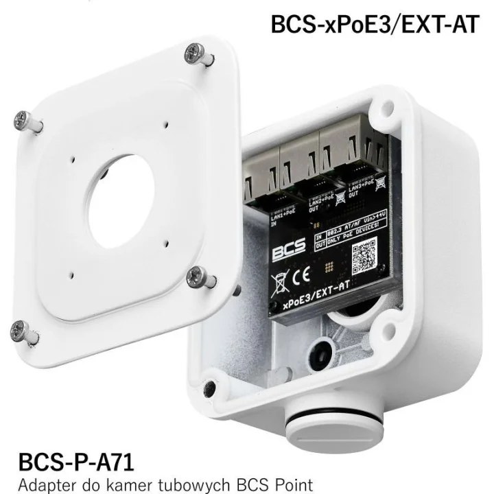 Switch POE BCS POWER BCS-xPoE3/EXT-AT