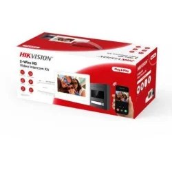 Zestaw wideodomofonowy Hikvision DS-KIS704EY/Aluminum