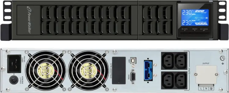 59106UPS ZASILACZ AWARYJNY POWER WALKER VFI 3000 CRM LCD-1