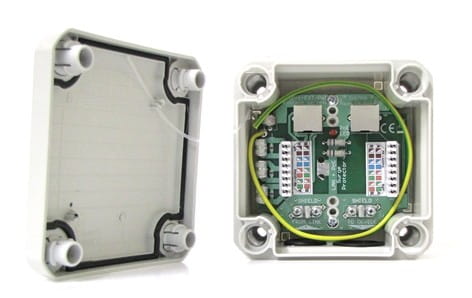 Zewnętrzne zabezpieczenie przeciwprzepięciowe IP serii EXTREME z ochroną PoE EWIMAR BOX PTF-1-EXT/PoE