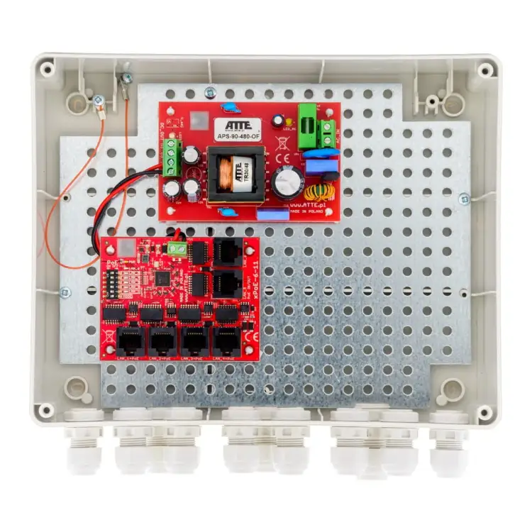 SWITCH ZEWNĘTRZNY 5-PORTOWY POE DO 5 KAMER IP ATTE IP-5-11-L2