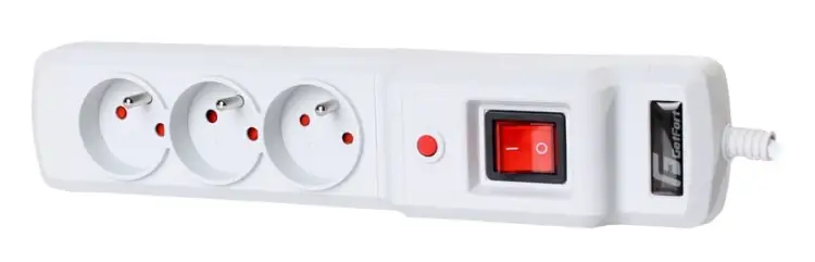 Listwa antyprzepięciowa Getfort 3A 5m Szara