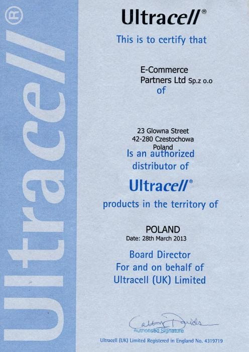 Akumulator AGM ULTRACELL UL 12V 3.4AH "żelowy"