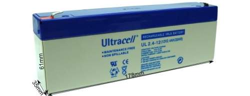 Akumulator AGM ULTRACELL UL 12V 2.4AH "żelowy"