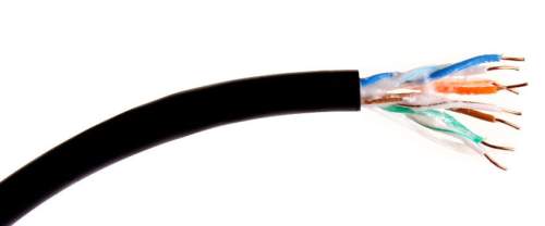 KABEL GETFORT PREMIUM CAT.5E U/UTP UV ŻELOWANY SKRĘTKA