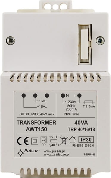 TRANSFORMATOR AWT150 TRP/40/16/18 PULSAR ( zamiennik AWT468 )