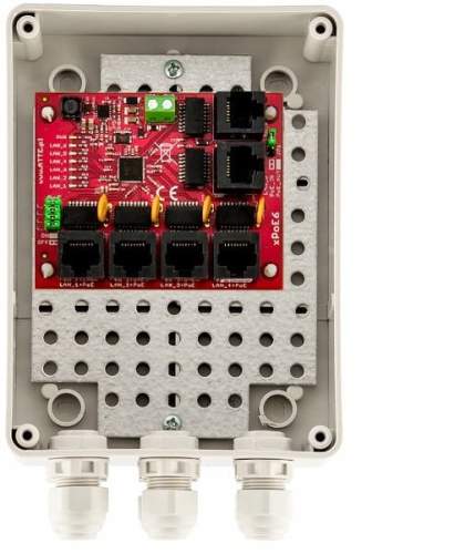 SWITCH ZEWNĘTRZNY 6-PORTOWY POE ATTE xPoE-6-11-S2