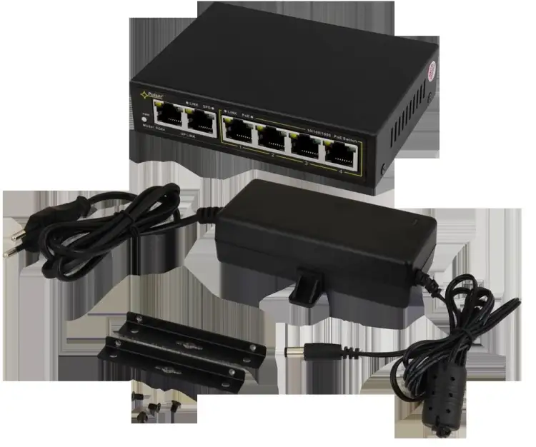SWITCH GIGABIT POE 4+2 PULSAR SG64