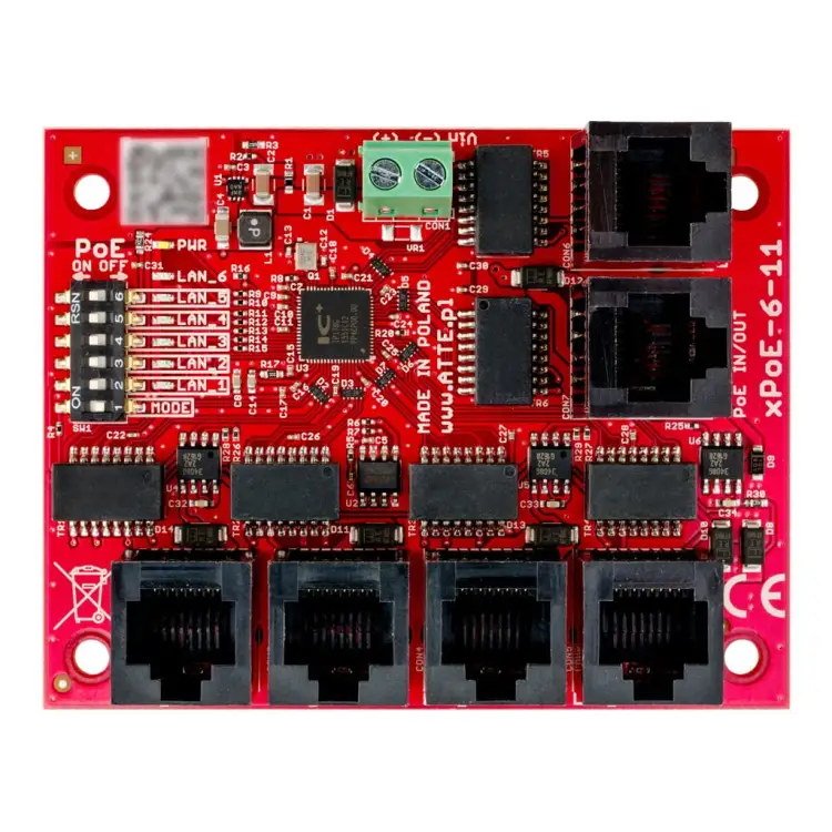 SWITCH 5-PORTOWY POE ATTE xPoE-6-11-OF