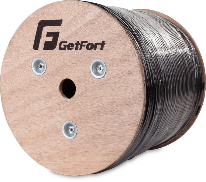 KABEL GETFORT CAT.5e F/UTP UV ŻELOWANY SKRĘTKA 305M
