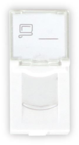 ADAPTER GETFORT 1 MOD 1XRJ45 MOSAIC 22.5x45mm