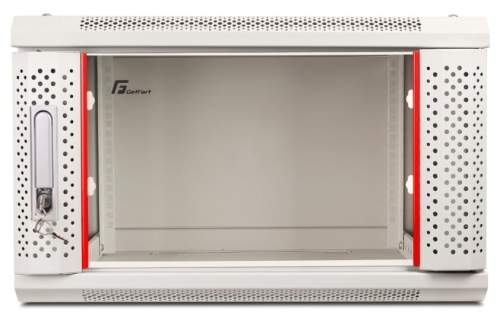 SZAFA RACK GETFORT 19 CALI 6U 600X450 WISZĄCA SZARA