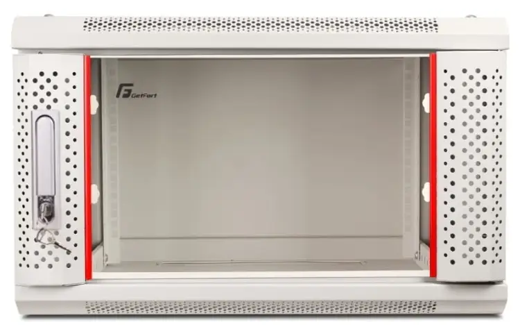 SZAFA RACK GETFORT 19 CALI 6U 600X450 WISZĄCA SZARA