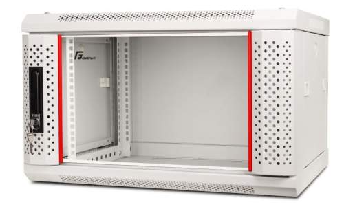 SZAFA RACK GETFORT 19 CALI 6U 600X600 WISZĄCA SZARA