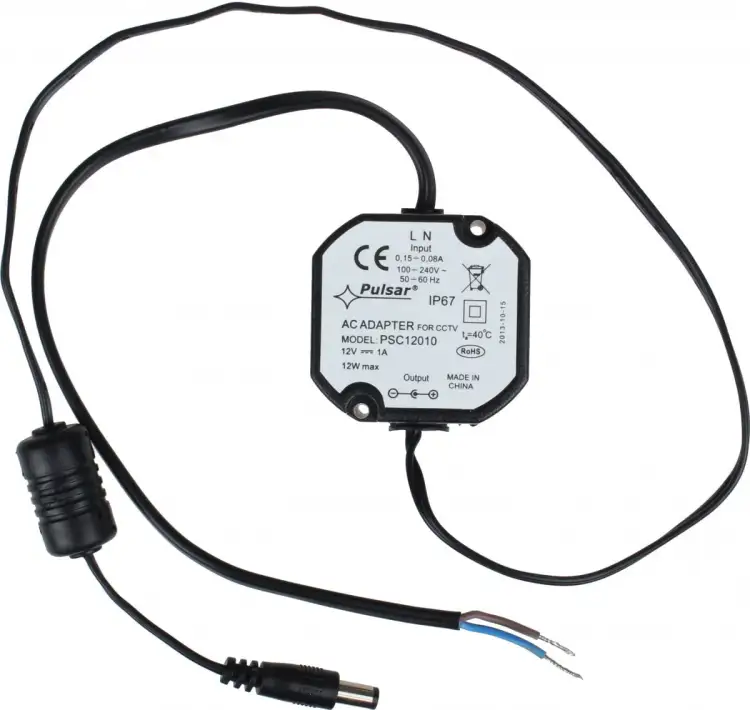 ZASILACZ DOPUSZKOWY PULSAR PSC12010 12V/1,0A