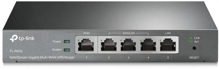 ROUTER TP-LINK TL-R605 VPN SafeStream, Multi-WAN