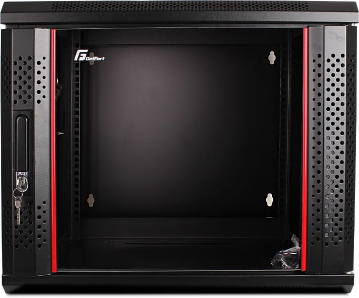 SZAFA RACK GETFORT 19 CALI 9U 600X550 WISZĄCA DWUSEKCYJNA