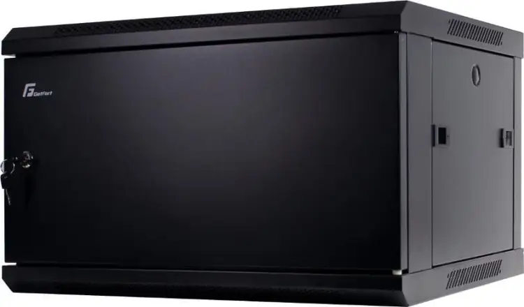SZAFA RACK GETFORT 19 CALI 6U 600X450 WISZĄCA DRZWI STALOWE
