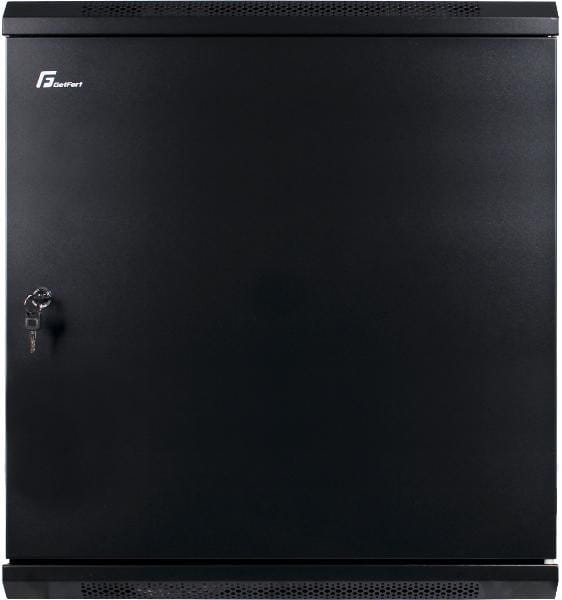 SZAFA RACK GETFORT 19 CALI 12U 600X450 WISZĄCA DRZWI STALOWE