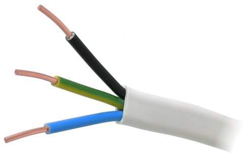 PRZEWÓD ELEKTRYCZNY PŁASKI YDYp 450/750V 3x2,5mm2 100m
