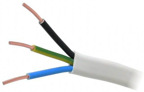 PRZEWÓD ELEKTRYCZNY PŁASKI YDYp 450/750V 3x2,5mm2 100m