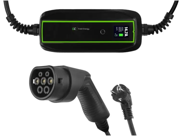ŁADOWARKA DO SAMOCHODÓW ELEKRTYCZNYCH MOBILNA 3,6kW, WTYK TYPE 2