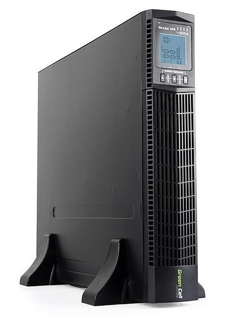 Zasilacz UPS do szafy rack Green Cell RTII z wyświetlaczem LCD 2000VA 1800W GREEN CELL UPS14
