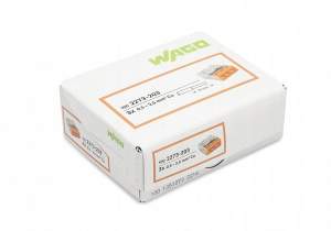 Szybkozłączka zacisk złączka DRUT 3x 0,5-2,5mm2 WAGO 2273-203 100szt.