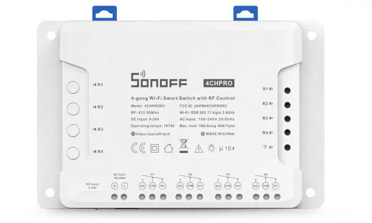 SONOFF sterownik 4-kanałowy 10A WiFi 4CHR3