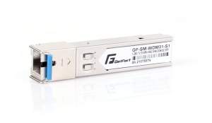 MODUŁ SFP GETFORT WDM 1.25Gbps 3KM SC SM, TX1550/RX1310