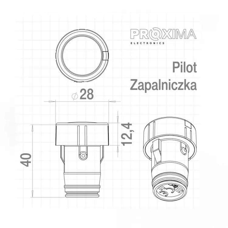 Pilot Proxima Zapalniczka (FAAC SLH 868MHz)