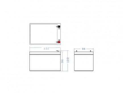 AKUMULATOR AGM Green Cell VRLA 12V 14Ah