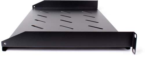 Półka rackowa uniwersalna Getfort 19 cali 1U 270mm Czarna