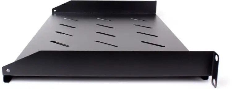 Półka rackowa uniwersalna Getfort 19 cali 1U 270mm Czarna
