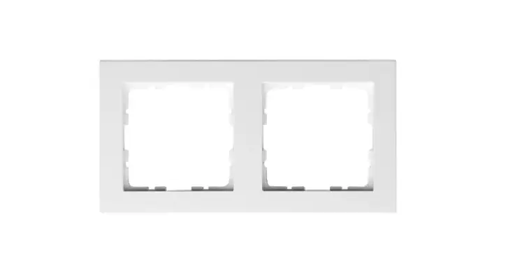 GVS Ramka 2-polowa biały błysz. System 55 do sensorów KNX
