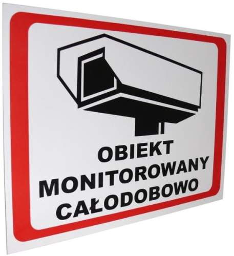 TABLICA OBIEKT MONITOROWANY 6586