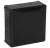 Puszka natynkowa pusta 12 wlotów VIPLAST VP-51 CZARNA IP55 118x118x46mm 051-05