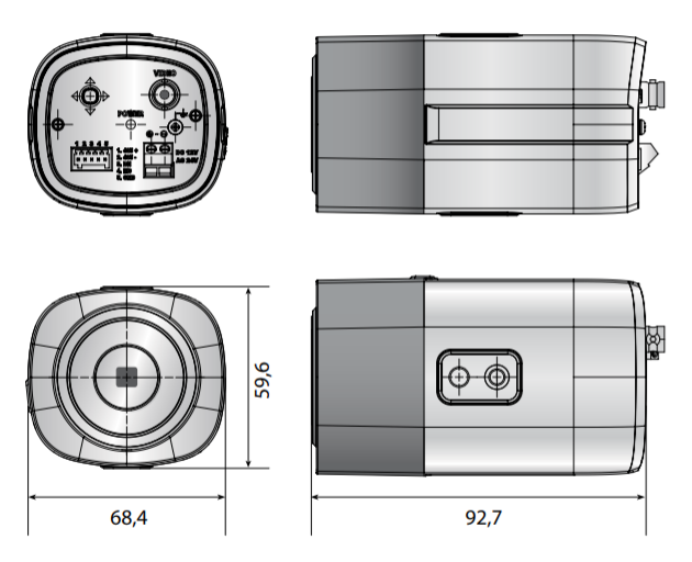 Kamera Analogowa Hanwha Techwin HCB-6000P