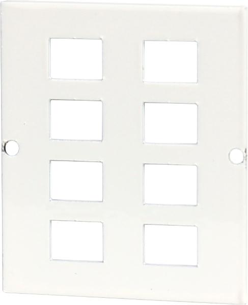 Blacha montażowa do szaf multimedialnych gniazda światłowodowe