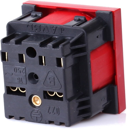 Gniazdo 1M elektryczne pojedyncze + blokada Javel