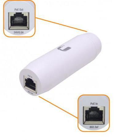 UBIQUITI Instant PoE Indoor Adapter 48V 802.3af GIGABIT (INS-3AF-I-G) UBIQUITI Instant PoE Indoor Adapter 48V 802.3af GIGABIT (INS-3AF-I-G)