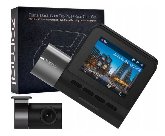 Wideorejestrator 70mai Smart Dash Cam Pro Plus A500S 2.7K/WiFi/GPS + kamera tylna RC06 Wideorejestrator 70mai Smart Dash Cam Pro Plus A500S 2.7K/WiFi/GPS + kamera tylna RC06
