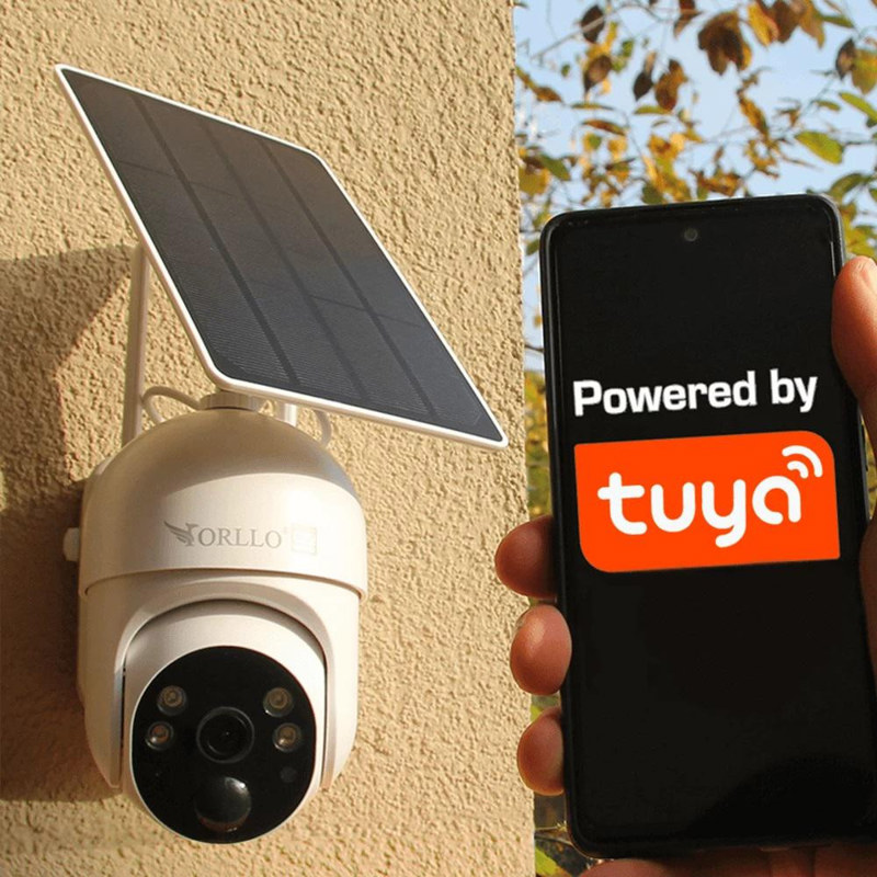 Kamera IP bezprzewodowa 4G LTE obrotowa z panelem solarnym Orllo TZ1 PRO Kamera IP bezprzewodowa 4G LTE obrotowa z panelem solarnym Orllo TZ1 PRO