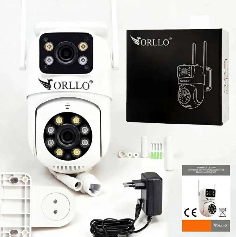 Kamera IP Orllo TZ19 DUAL 4MP+4MP Wi-Fi 4K AI Kamera IP Orllo TZ19 DUAL 4MP+4MP Wi-Fi 4K AI