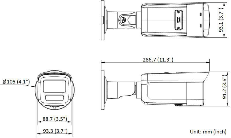 KAMERA IP HIKVISION DS-2CD2T86G2H-2I(2.8mm)(eF)/BLACK KAMERA IP HIKVISION DS-2CD2T86G2H-2I(2.8mm)(eF)/BLACK